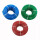 PVC Druckluft-Gewebeschlauch für Lebensmittel farbig 25 Meter Rolle Rot 6 mm