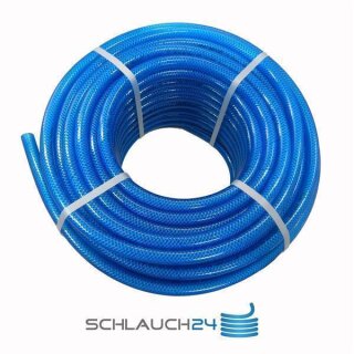 PVC Gewebeschlauch Druckluftschlauch Lebensmittelschlauch farbig 50 Meter Rolle