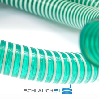 Saugschlauch Spiralschlauch grün (Meterware) 38mm