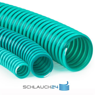 Saugschlauch Spiralschlauch grün (Meterware) 38mm