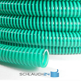 Saugschlauch Spiralschlauch grün (Meterware) 50mm