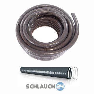 Klebeschlauch Spiralschlauch Flexschlauch PVC flexibel - Rolle 50 Meter