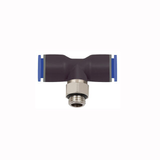 T-Steckverschraubung drehbar Außengewinde zylindrisch mit O-Ring (NBR) G 1/8 4 mm