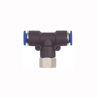 T-Steckverschraubung Innengewinde drehbar G 1/8 8 mm
