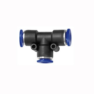 T-Steckverbindung Reduzierung zwei seitliche Abgänge T-Stück 2x12 mm / 1x16 mm