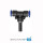 T-Steckverbindung mit Stecknippel T-Stück Blaue Serie 6 mm / 6 mm