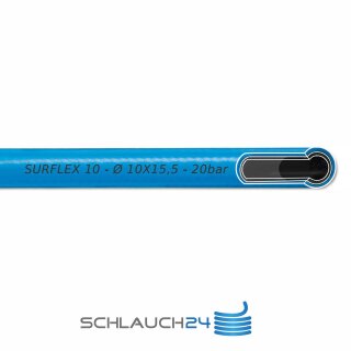 Prevost PVC Gewebe Sicherheits Druckluftschlauch mit Verstärkung SURFLEX - Meterware