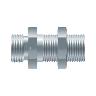 Gerade Schottverschraubung ohne Muttern und Schneidringe SV10L OMD