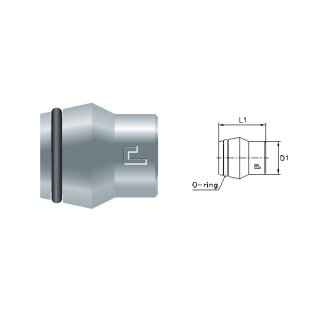 Verschlusskegel mit O-Ring VKA8LS