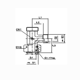Einstellbare L-Verschraubung EL