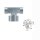 Einstellbare T-Verschraubung ET12L OMD