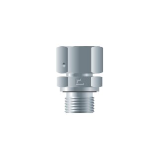 Einstellbarer Hydraulik-Einschraubstutzen mit Dichtkegel EGE8LR-ED zöllig