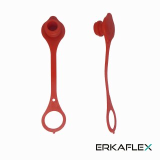 5 x Hydraulik Staubschutz Staubkappe für Standardmuffe Baugröße 3 Rot