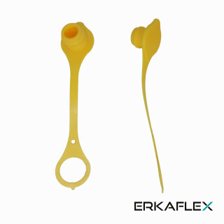 5 x Hydraulik Staubschutz Staubkappe für Standardmuffe Baugröße 3 Gelb