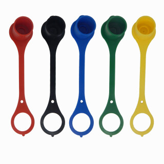 10 x Hydraulik Staubschutz Staubkappe für Standardstecker Baugröße 3 Gelb