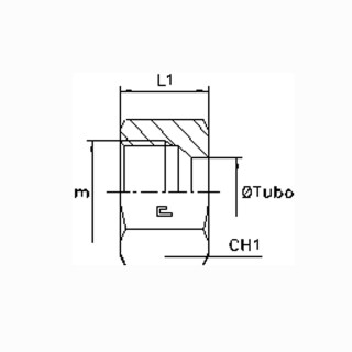 Überwurfmutter M14S