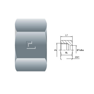 Überwurfmutter M38S