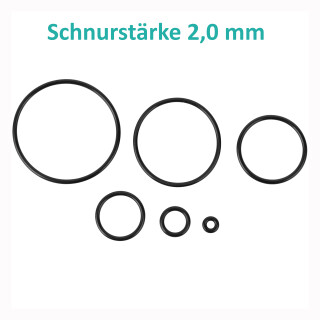 O-Ring Schnurstärke 2,0 mm NBR (70 Shore A)  Ø 35 x 2 mm