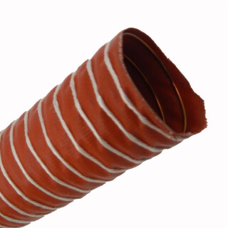 Silikon-Heißluftschlauch einlagig Meterware 63 mm