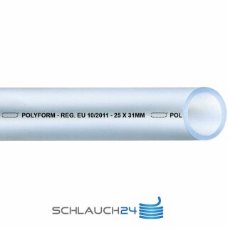 POLYFORM Weich-PVC Schlauch für die Lebensmittel- und Pharmaindustrie.
