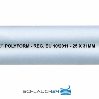 POLYFORM Weich-PVC Schlauch für die Lebensmittel- und Pharmaindustrie.